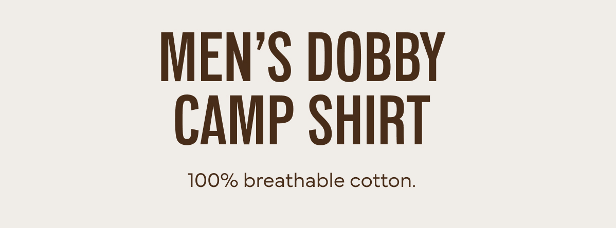 Men's Dobby Camp Shirt 