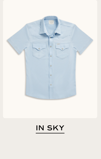 Performance Shirt in Sky 