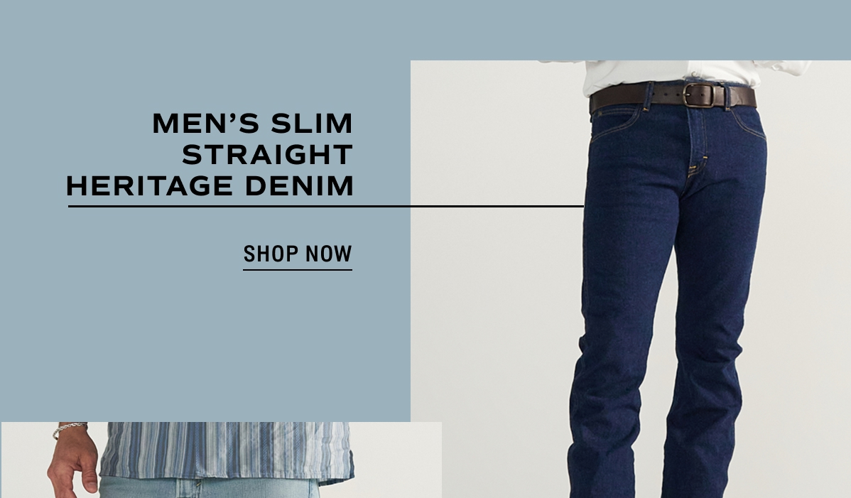 Shop Men's Slim Straight Heritage Denim 