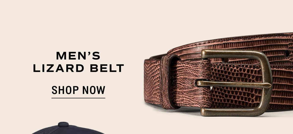 Men's Lizard Belt 