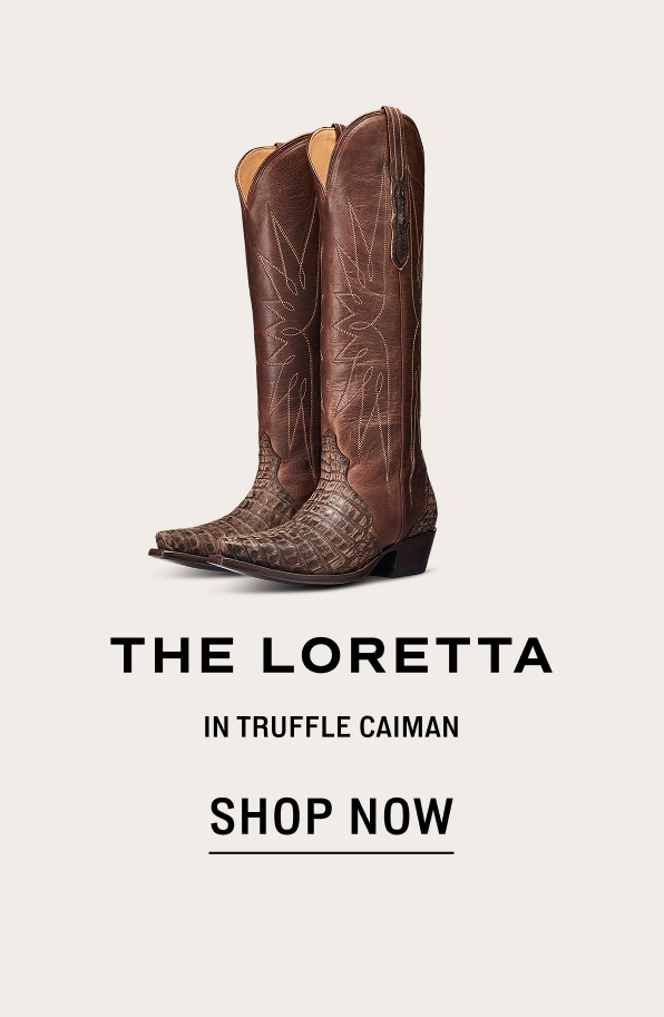 Shop Now: The Loretta in Truffe Caiman 