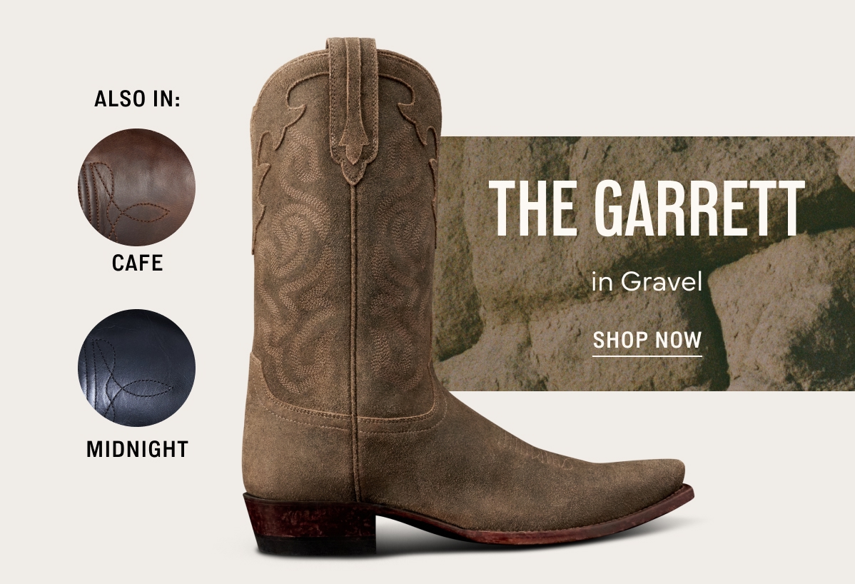 The Garrett in Gravel suede 