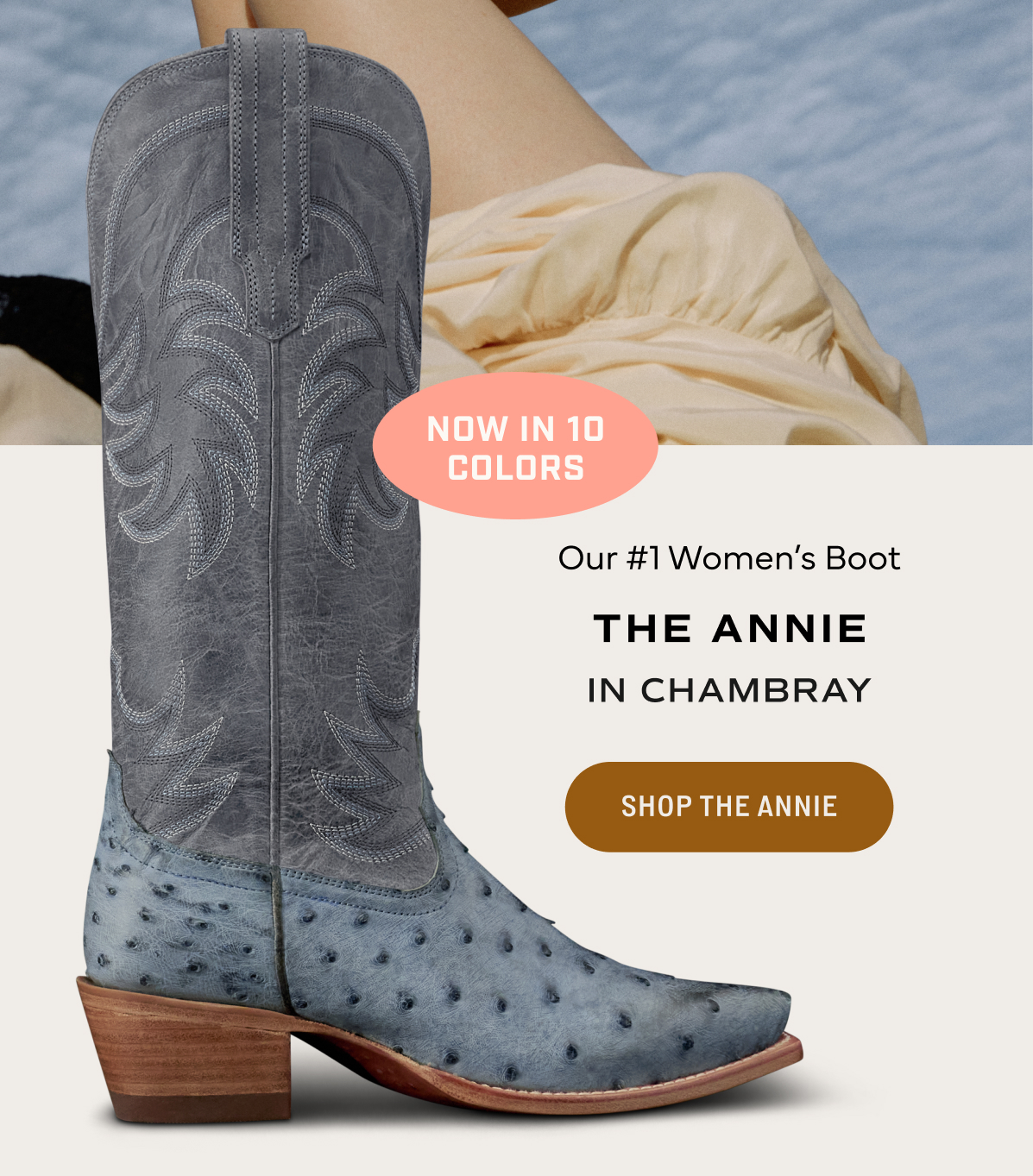 Shop the Annie in Chambray 