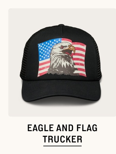 Eagle and Flag Trucker 