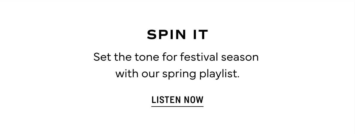 Listen to our Spring Playlist 