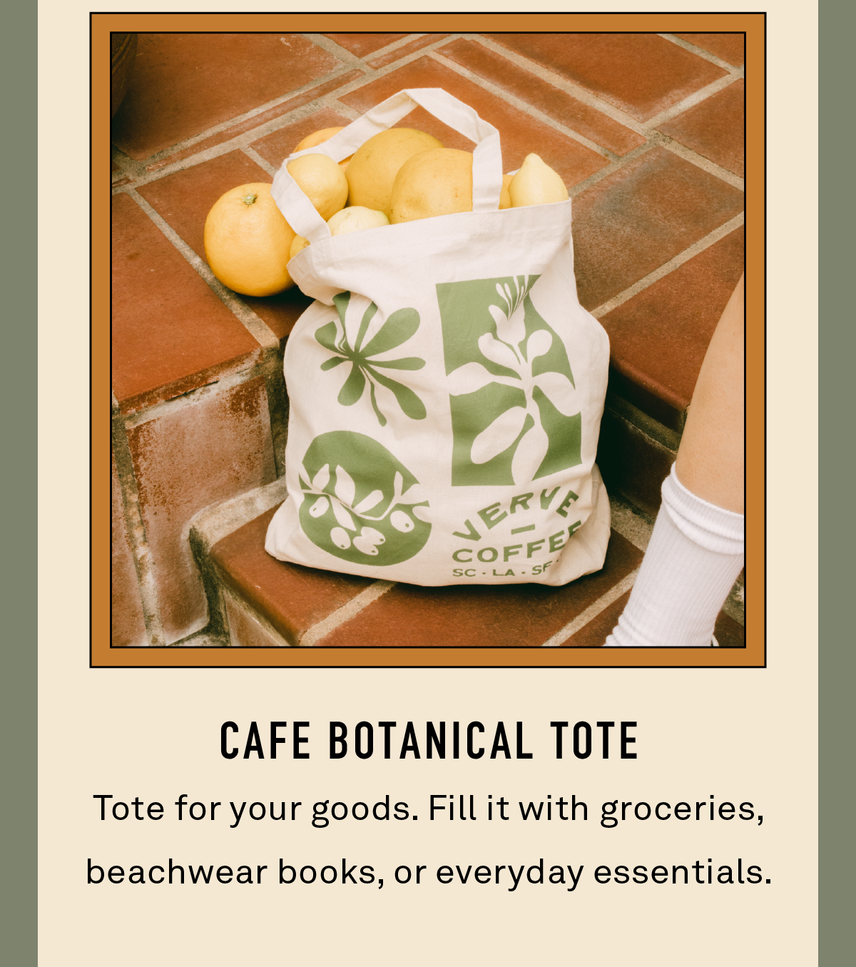 The Cafe Botanical Tote