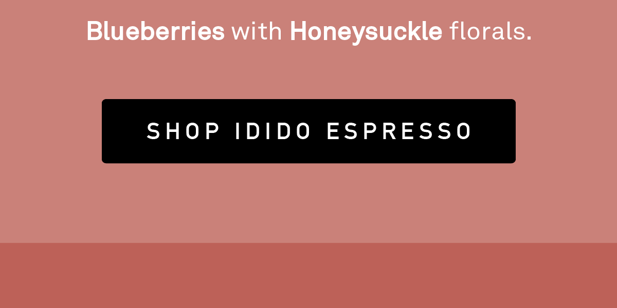 Make your favorite espresso-based drink and enjoy sparkling notes of  Nectarine and  Blueberries with Honeysuckle florals.
