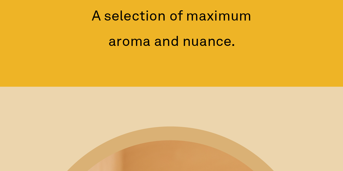 A selection of maximum aroma and nuance.