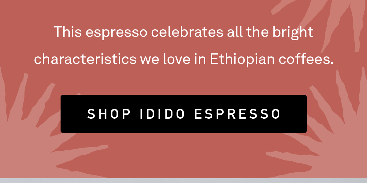 This espresso celebrates all the bright characteristics we love in Ethiopian coffees.