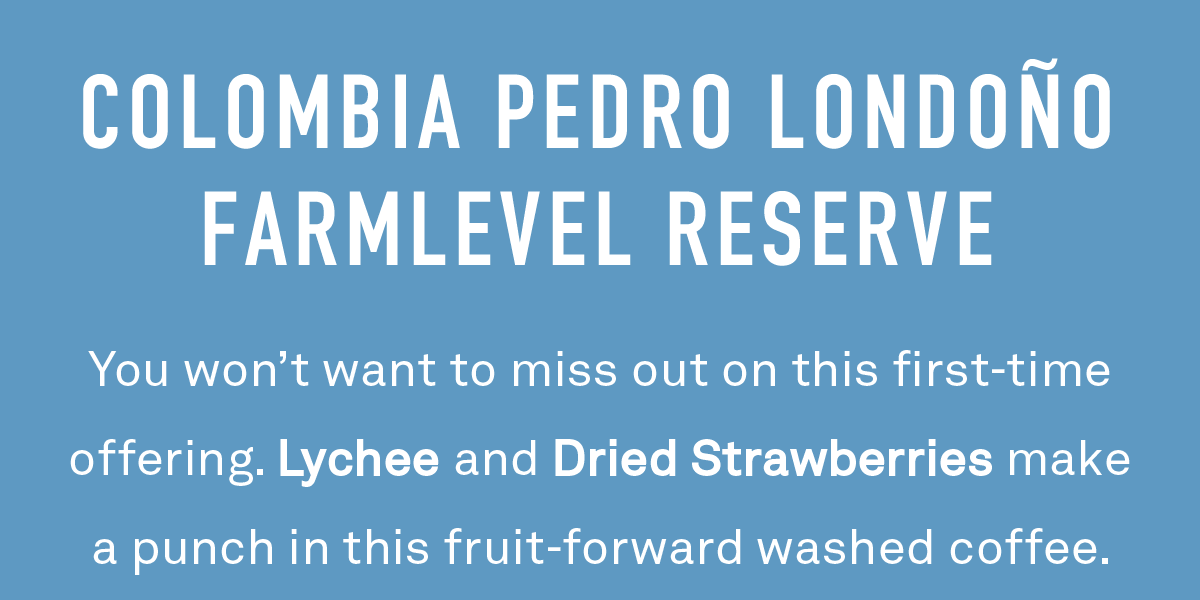 Colombia Pedro Londoño Farmlevel Reserve