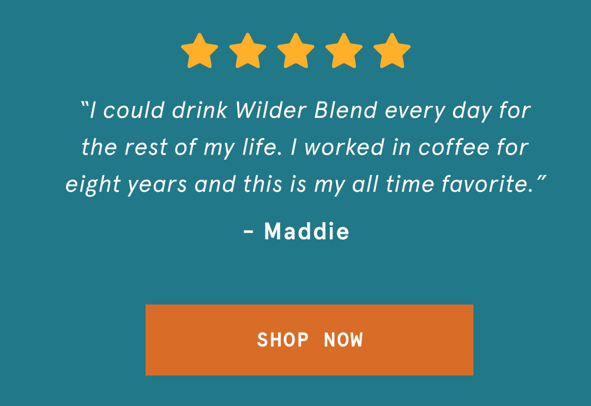 Wilder Blend Whole Bean Coffee