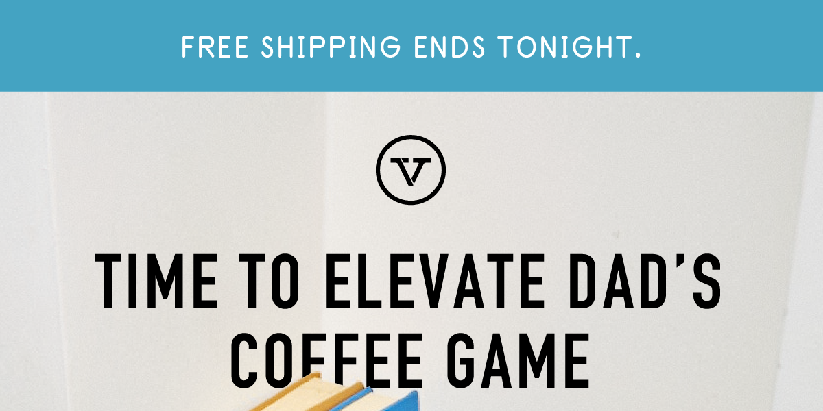 Free shipping ends tonight.