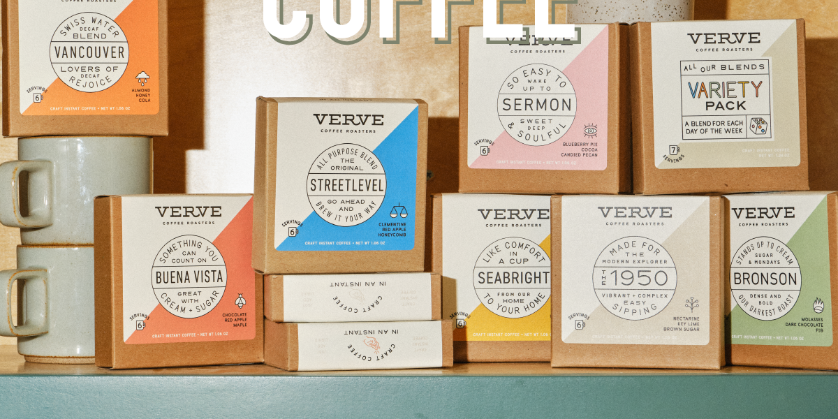 Enjoy all our blends in Craft Instant form for a week’s worth of premium coffee in your pocket.