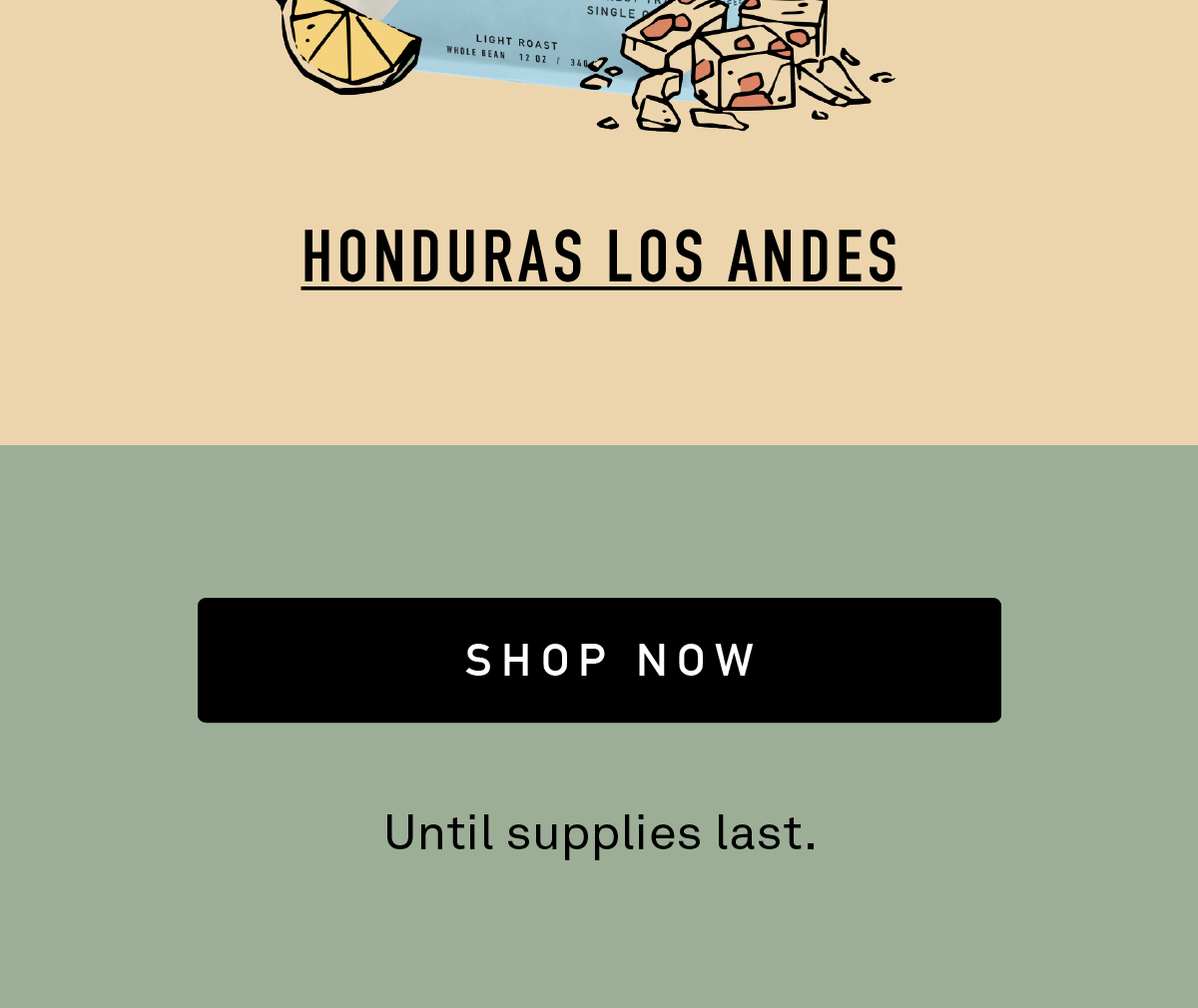 Shop now. While supplies last.