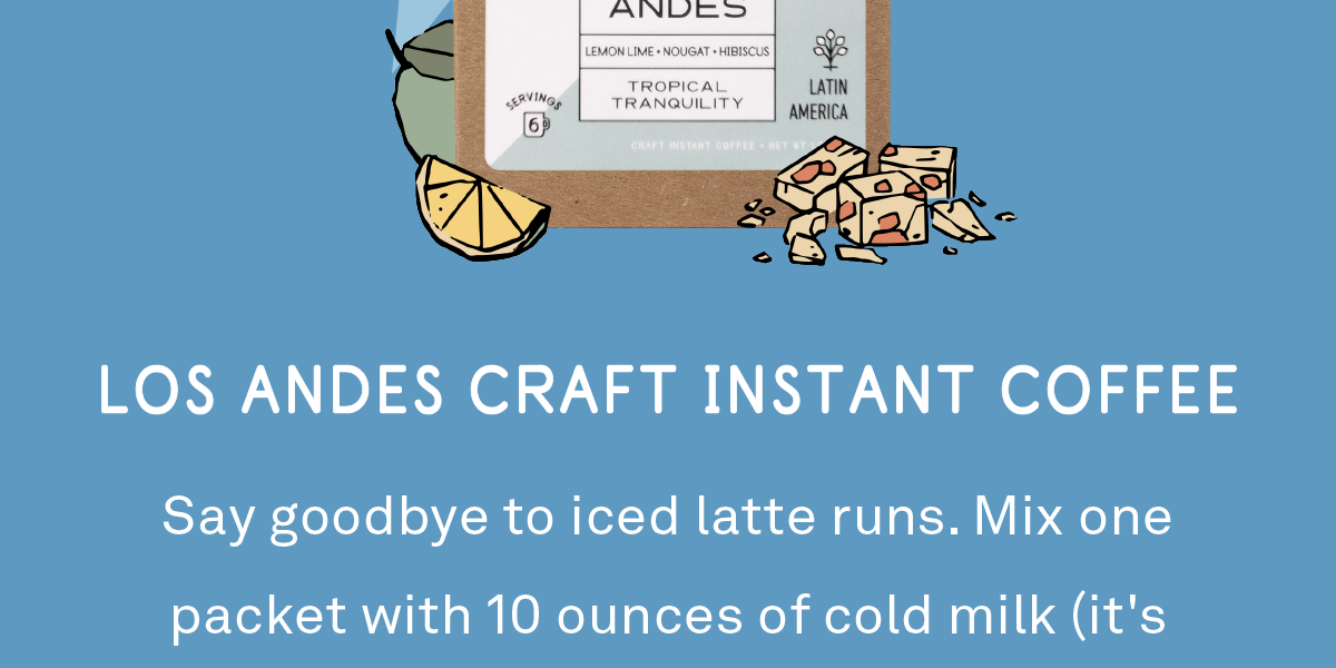 Say goodbye to iced latte runs. Mix one packet with 10 ounces of cold milk (it's delicious with dairy or your favorite milk alternative). Add a little ice and give it a good stir for instant refreshment.