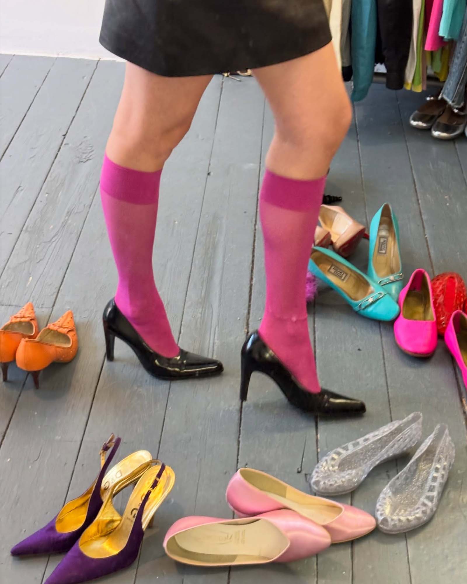 Elin Premium Knee-Highs Magenta