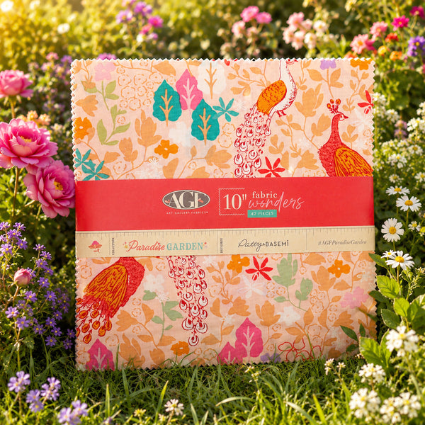 Paradise Garden 10" Fabric Squares - 42pc