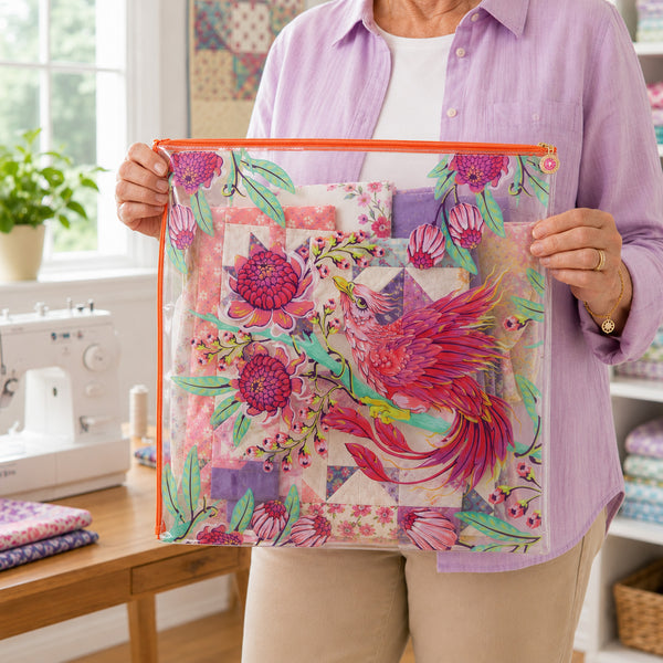 Tula Pink Hot Wings XL Block Project Bag