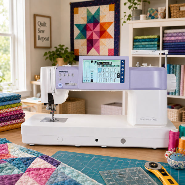 Janome Continental M6 Sewing and Quilting Machine w/ FREE Bonus Bundle