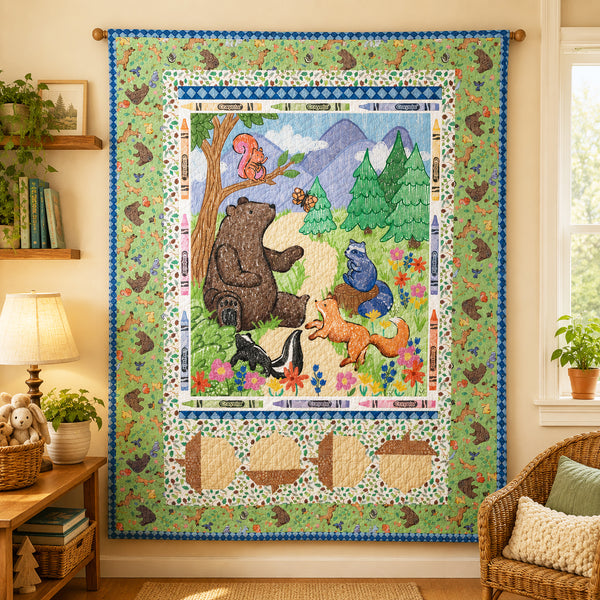 Colorful Critters Quilt Kit
