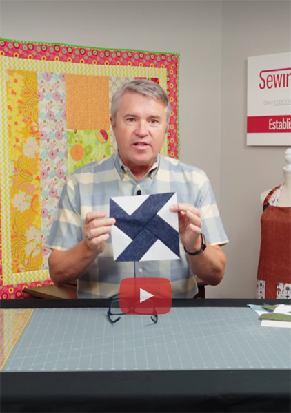Chain Link Fence quilt block
