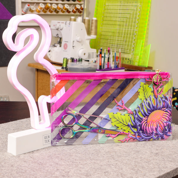Tula Pink Floral Reef Pencil Pouch