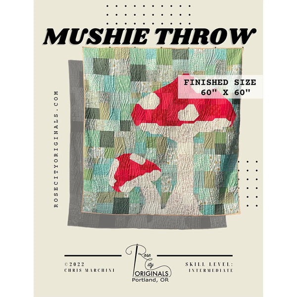 Mushie Throw Patchwork Quilt Pattern