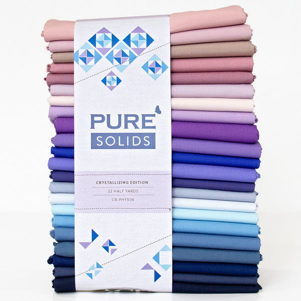 AGF Pure Solids Half Yard Bundles, 22pc - Crystallizing Edition