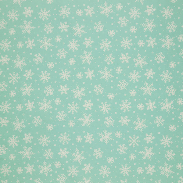 Snowflakes Aqua