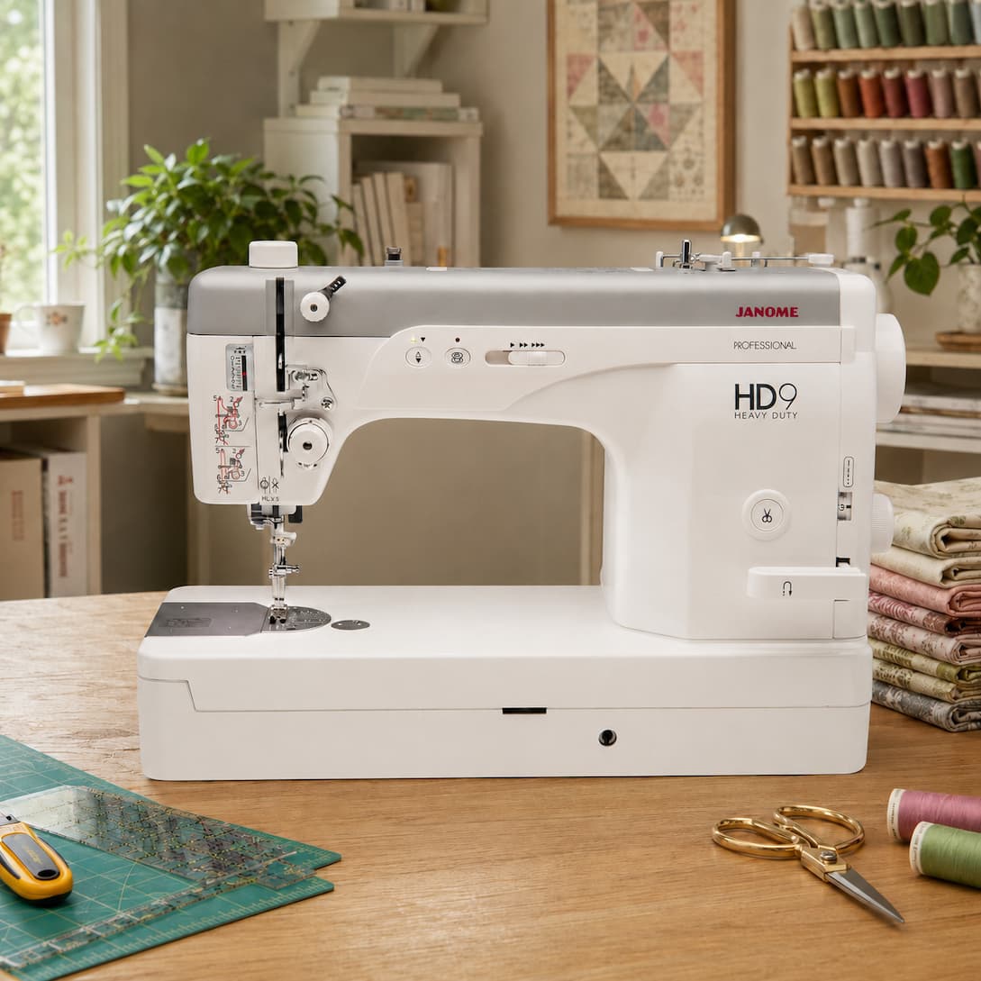 Janome HD9 Professional Sewing & Quilting Machine w/ FREE Bonus Bundle