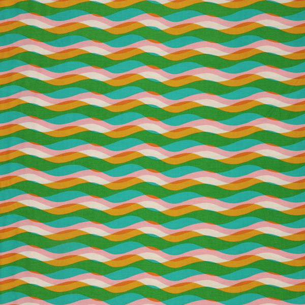 Poolside Too Fabric Collection - Poolside Waves Tropic