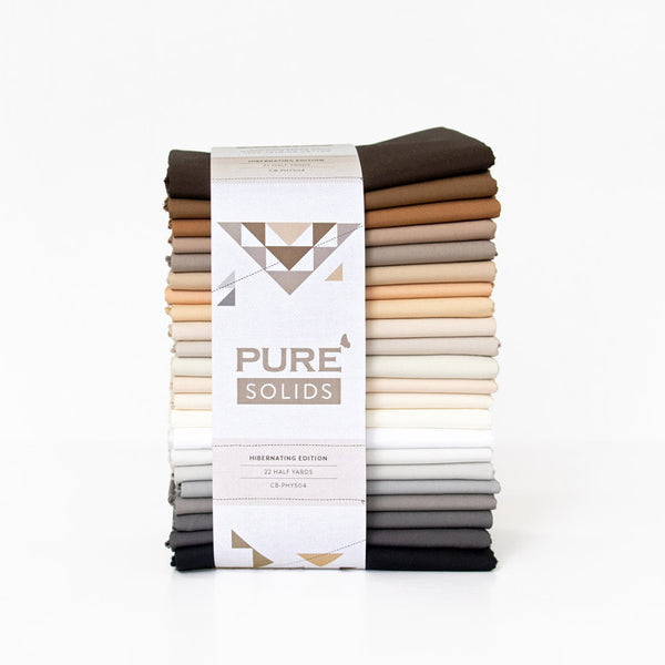 AGF Pure Solids Half Yard Bundles, 22pc - Hibernating Edition
