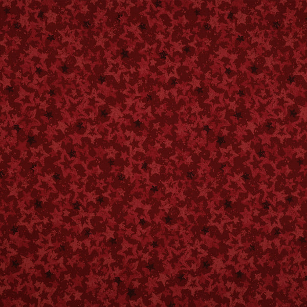 Star of Wonder, Star of Light 108" Wide Quilt Backing - Star Light Red
