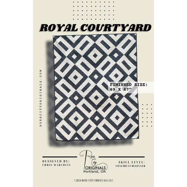 Royal Courtyard Patchwork Quilt Pattern