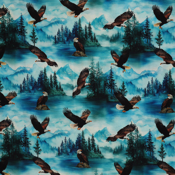 Wild Kingdom Fabric Collection - Regal Eagle