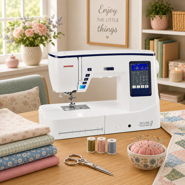 Janome Skyline S5 Anniversary Edition Computerized Quilting Machine