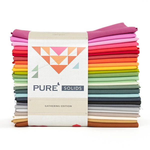 AGF Pure Solids Fat Quarter Bundles, 27pc - Gathering Edition