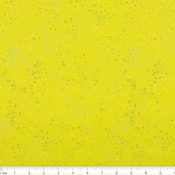 Speckled Metallic Fabric Collection - Citron