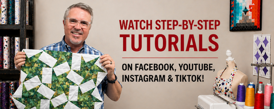 Find tutorials on our Facebook, Youtube, Instagram, & TikTok!