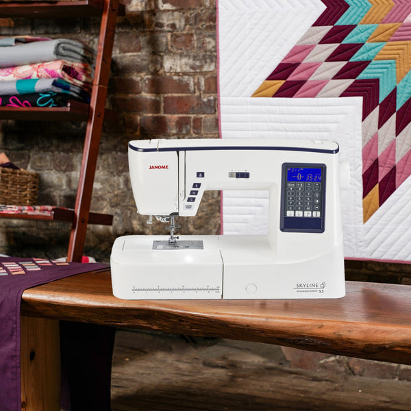 Janome Skyline S3 Anniversary Edition Computerized Quilting Machine