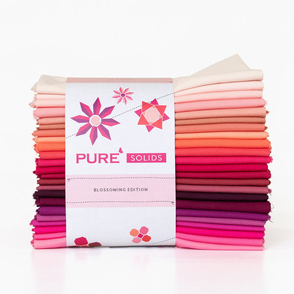 AGF Pure Solids Fat Quarter Bundles, 23pc - Blossoming Edition