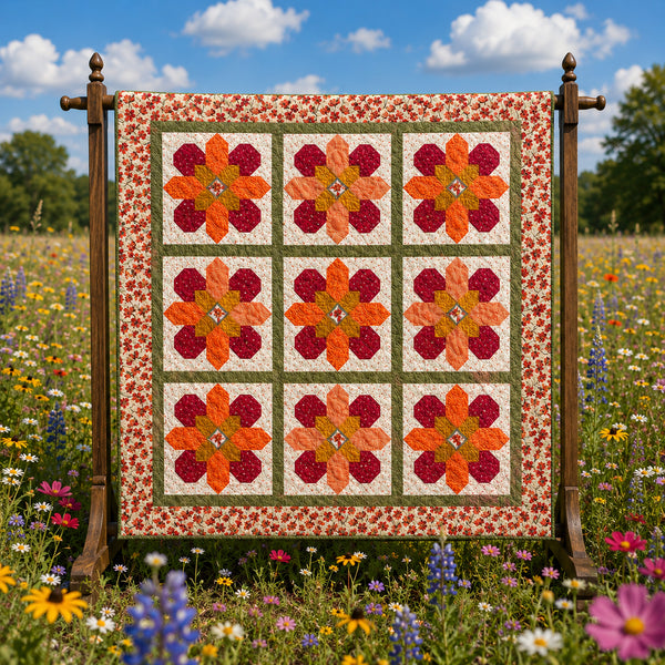 Summer Homestead Summer Blooms Quilt Kit