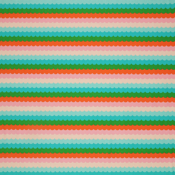 Poolside Too Fabric Collection - Umbrella Scallops Verdant