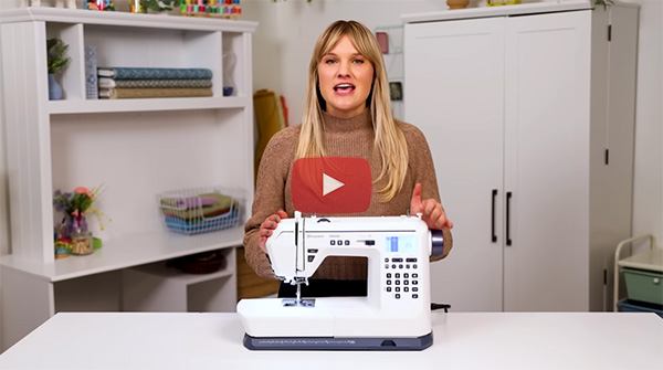 Husqvarna Viking Onyx 30 Computerized Sewing Machine Video