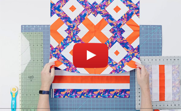 Turn Strips into a Stunning Hidden Wells Quilt Block