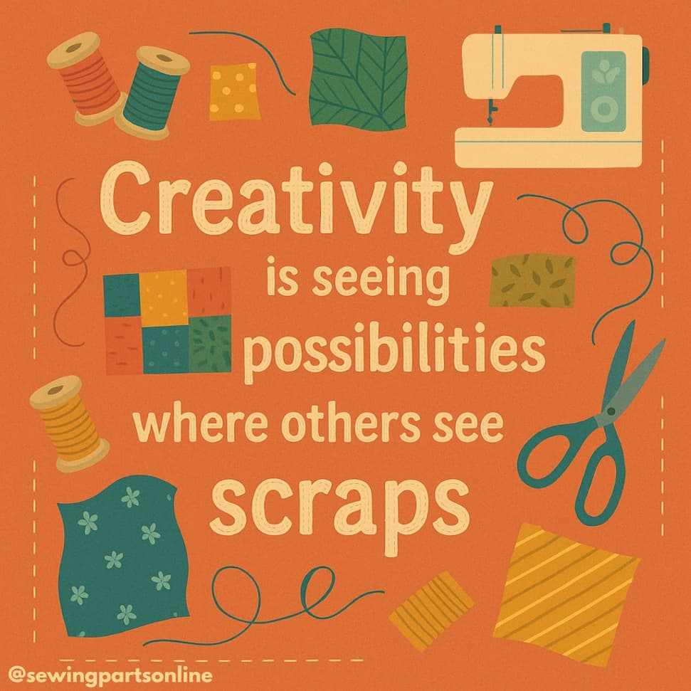 Creativity is seeing possibilities, where others see scraps