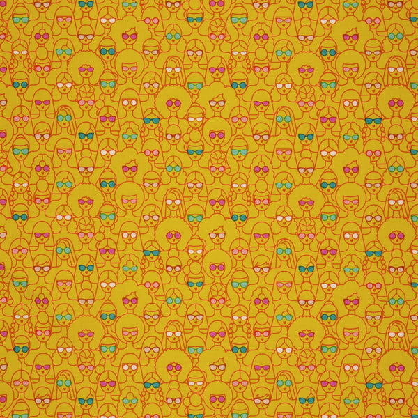 Poolside Too Fabric Collection - Shine Girl, Shine Golden Hour