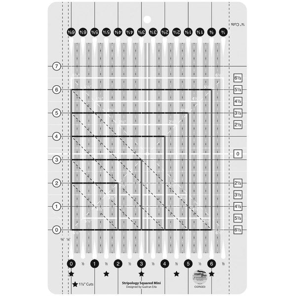 Stripology Mini Quilt Ruler, Creative Grids