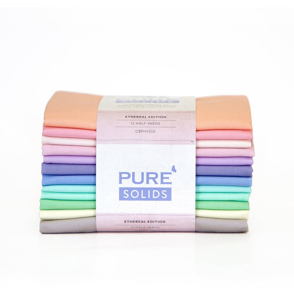 AGF Pure Solids Half Yard Bundles, 12pc - Ethereal Edition