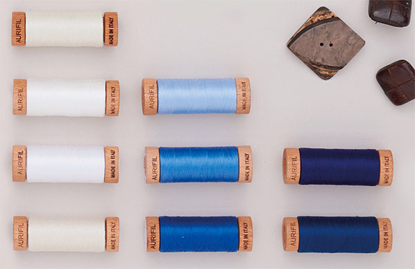 Aurifil 80wt Mako Cotton Thread